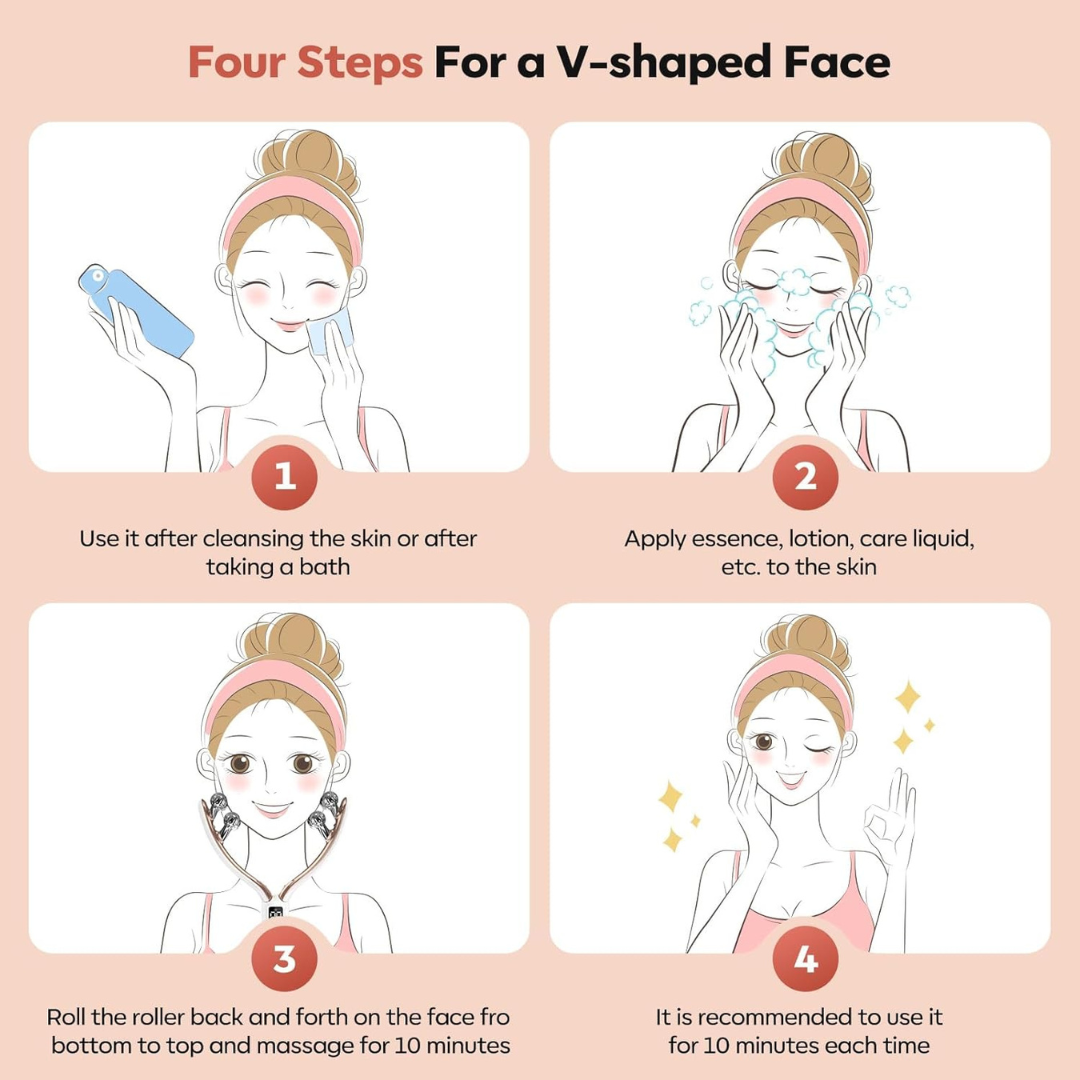 KYWELLA V-Contour  Wireless Facial & Neck Sculpting Massager