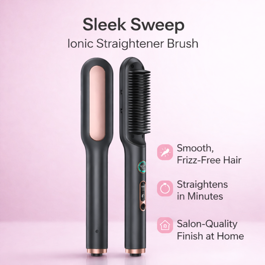 Sleek Sweep Hair Straightener Brush